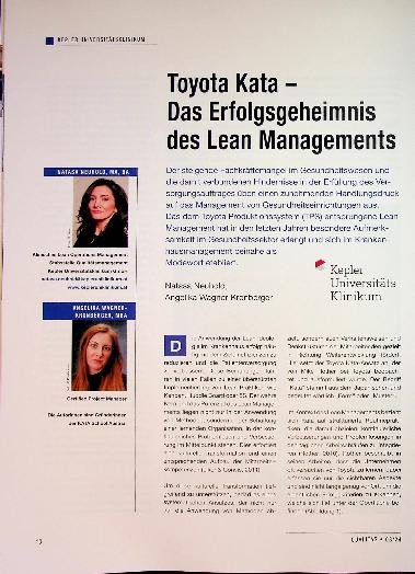 Vorschauseite 1: Toyota Kata - Das Erfolgsgeheimnis des Lean Managements