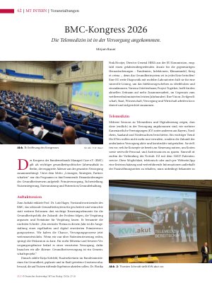 Vorschauseite 1: BMC-Kongress 2026 Die Telemedizin ist in der Versorgung angekommen