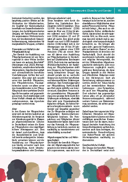 Vorschauseite 2: Pflege braucht Vielfalt: Von der Herausforderung zur Ressource