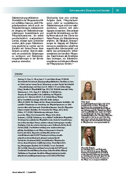 Vorschauseite 4: Pflege braucht Vielfalt: Von der Herausforderung zur Ressource