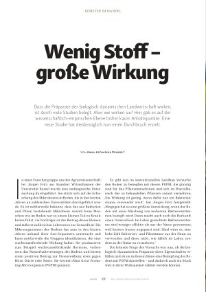 Vorschauseite 1: Wenig Stoff – große Wirkung