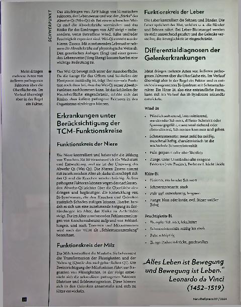 Vorschauseite 3: "Angriff" auf unsere tragende Säule: Wenn Knochen und Gelenke erkranken - Teil 1