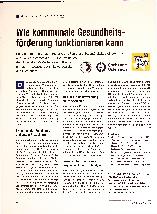 Vorschauseite 1: Wie kommunale Gesundheitsförderung funktionieren kann