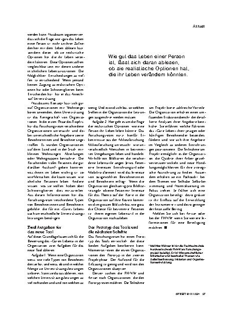 Vorschauseite 2: Faktoren für ein "Gutes Leben" in einer Organisation