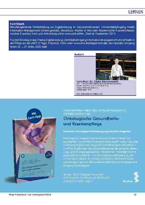 Vorschauseite 4: Wie gelingt Lehren und Lernen in rein online-gestützten Lernsettings? Erfahrungen mit dem Universitätslehrgang Health Information Management