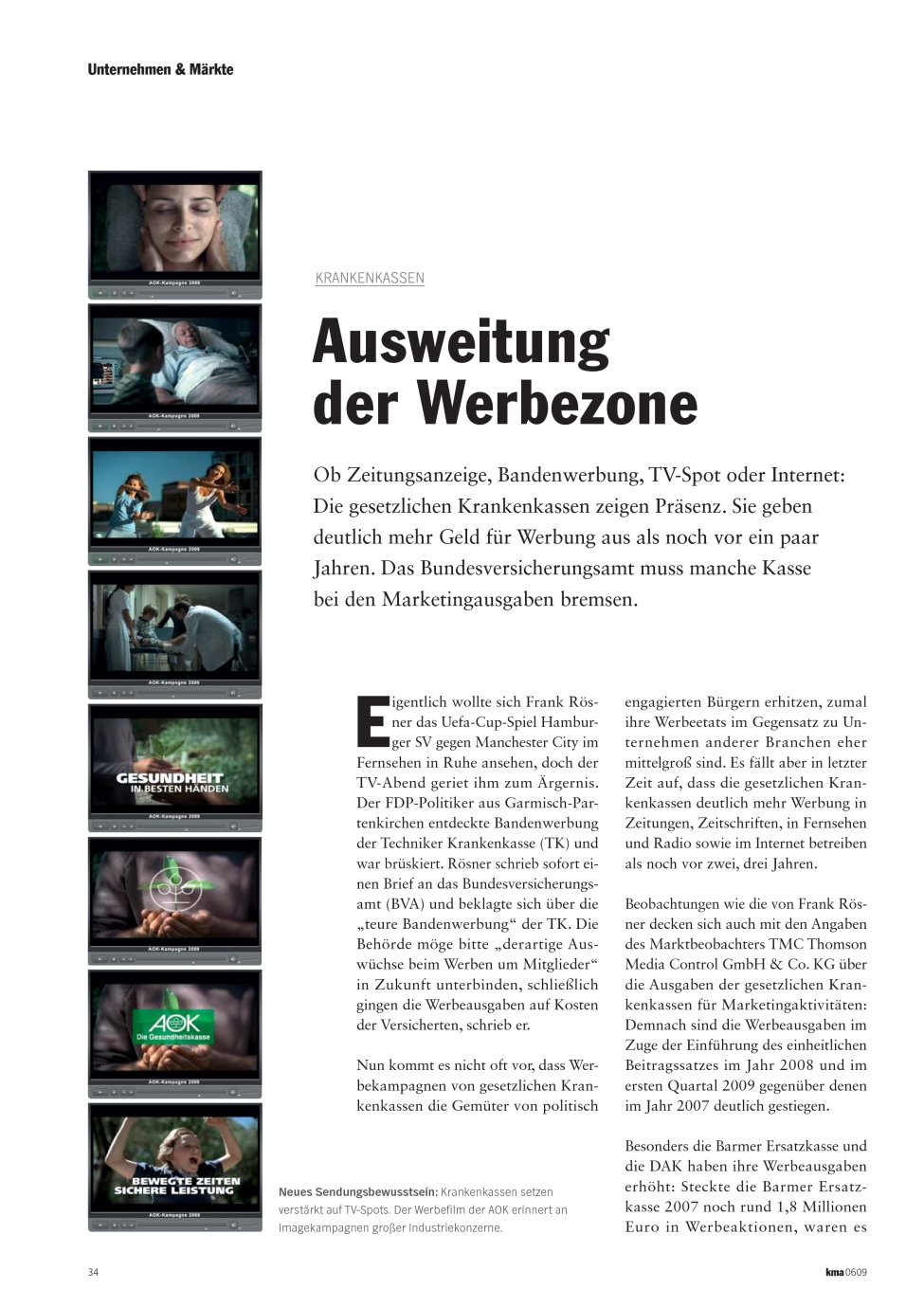 Vorschauseite 1: Ausweitung der Werbezone