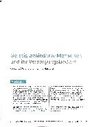 Vorschauseite 1: Geistig behinderte Menschen und ihr Versorgungsbedarf