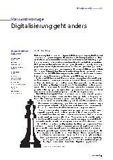 Vorschauseite 1: Digitalisierung geht anders