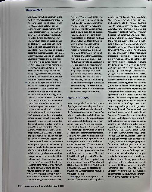 Vorschauseite 6: Entwicklung gesundheitsförderlicher Strukturen durch kooperative Planung
