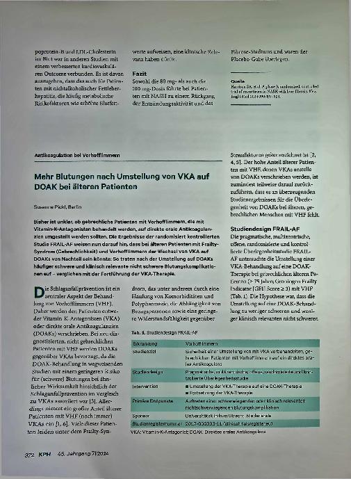 Vorschauseite 2: Resmetirom verbessert bioptische Befunde.