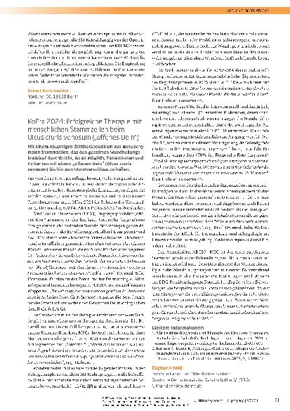 Vorschauseite 2: Aktuelle Informationen zum HSBI-Projekt zur besseren Versorgung des Diabetischen Fußsyndroms (DFS).