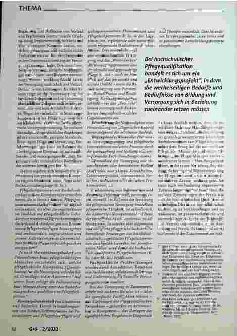 Vorschauseite 3: Hochschulische Primärqualifikation zur Pflegefachperson und ihr Beitrag zur Pflegeund Versorgungspraxis