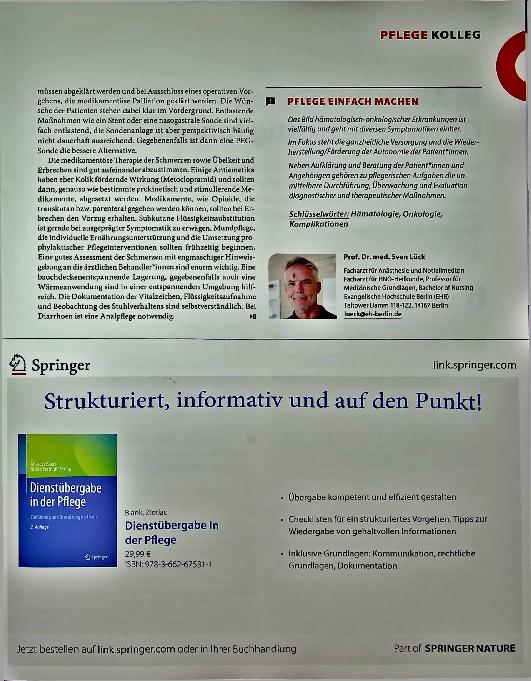 Vorschauseite 3: Komplikationen erkennen und professionell reagieren