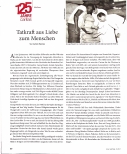 Vorschauseite 1: Tatkraft aus Liebe zum Menschen