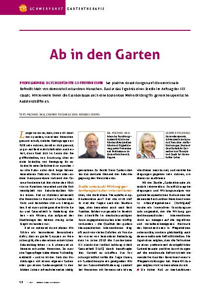 Vorschauseite 1: Ab in den Garten