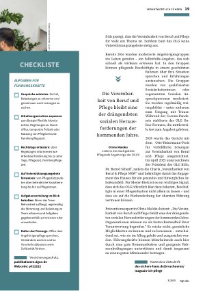 Vorschauseite 4: Zwischen Job und Pflege