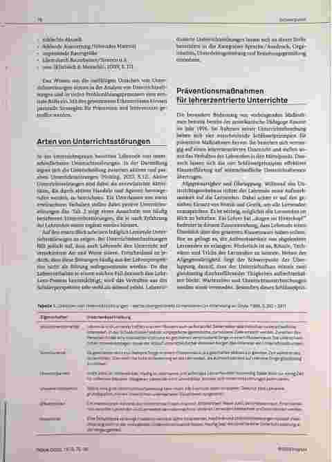 Vorschauseite 2: Unterrichtsstörungen präventiv begegnen. Ein wichtiger Schritt des Classroom-Managements.