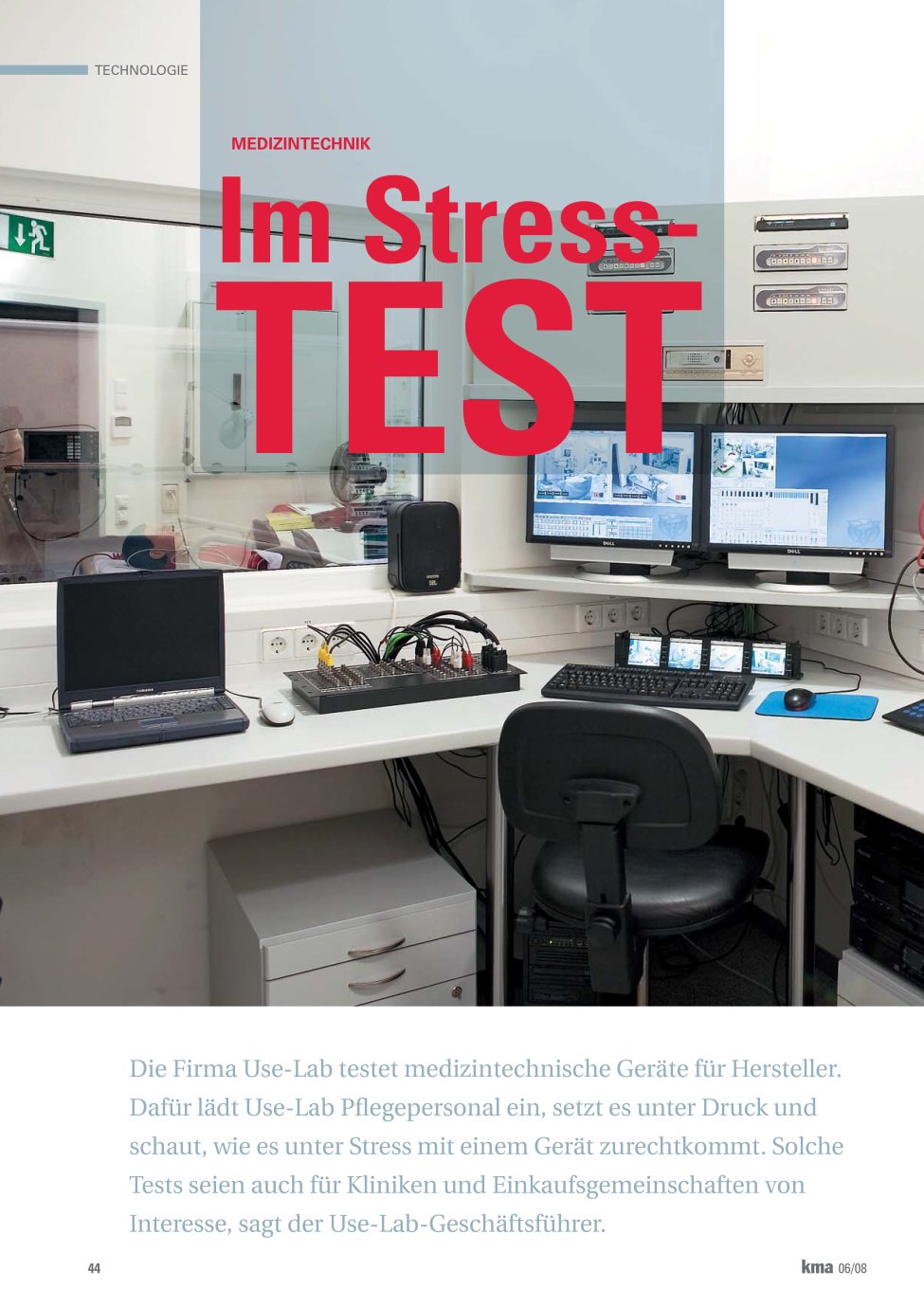 Vorschauseite 1: Im Stress-TEST