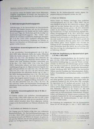 Vorschauseite 3: Künstliche Intelligenz als Chance für die inklusive Hochschule - zur Notwendigkeit barrierefreier Benutzeroberflächen von Kl-Chatbots