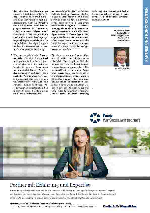 Vorschauseite 4: Kooperation – Konzentration – Wettbewerb: Eine Perspektive für Krankenhäuser