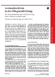 Vorschauseite 1: Lernwerkstätten in der Pflegeausbildung