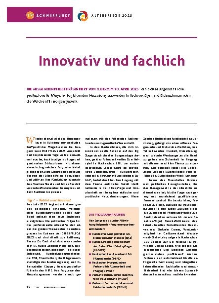 Vorschauseite 1: Innovativ und fachlich