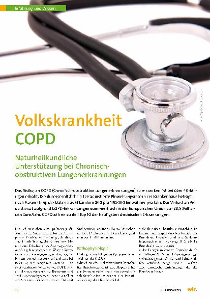 Vorschauseite 1: Volkskrankheit COPD