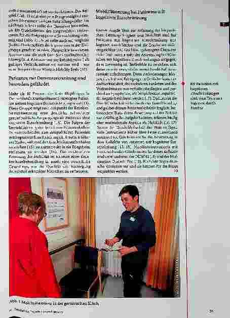 Vorschauseite 3: Geriatrisches Assessment: Physiotherapeuten mit Schlüsselrolle.