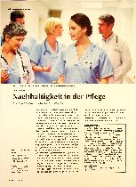 Vorschauseite 1: Nachhaltigkeit in der Pflege: Ressourcen verantwortungsbewusst einsetzen.