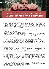 Vorschauseite 1: Was können christliche Gemeinden zur Suchtprävention beitragen?