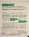 Vorschauseite 1: Schwerarbeit Pflege? The text is already correct.