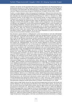 Vorschauseite 3: Soziale Robotik in der stationären Altenpflege Eine qualitative Befragung von Leitungskräften hinsichtlich des Einsatzes eines sozialen Roboters