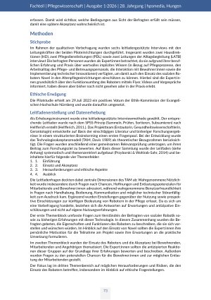 Vorschauseite 5: Soziale Robotik in der stationären Altenpflege Eine qualitative Befragung von Leitungskräften hinsichtlich des Einsatzes eines sozialen Roboters