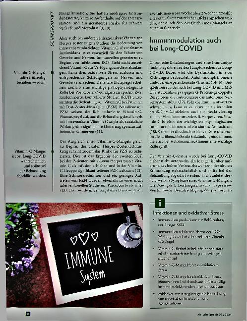 Vorschauseite 3: Mangelzustände im Blick: Vitamin C und Immunmodulation