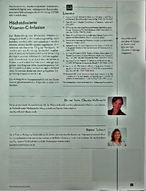 Vorschauseite 4: Mangelzustände im Blick: Vitamin C und Immunmodulation