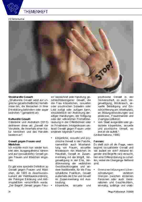 Vorschauseite 3: Sexualisierte Gewalt gegen Frauen