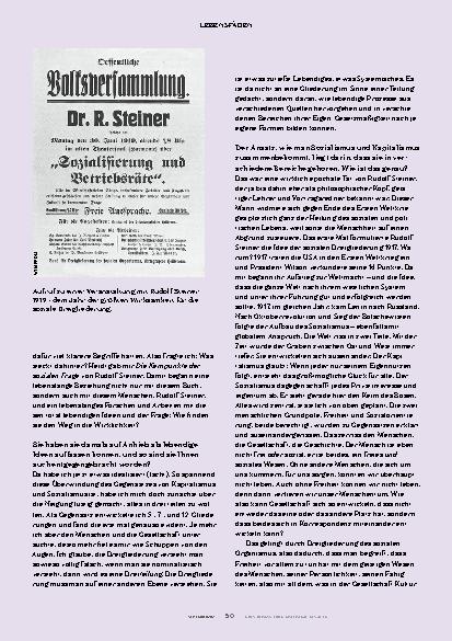 Vorschauseite 3: Die Dreigliederung des Sozialen