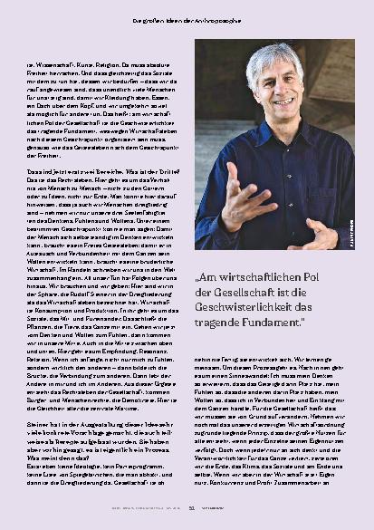 Vorschauseite 4: Die Dreigliederung des Sozialen