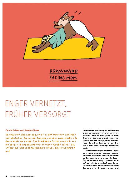 Vorschauseite 1: Enger vernetzt, früher versorgt