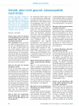 Vorschauseite 1: Geheilt, aber nicht gesund: Lebensqualität nach Krebs