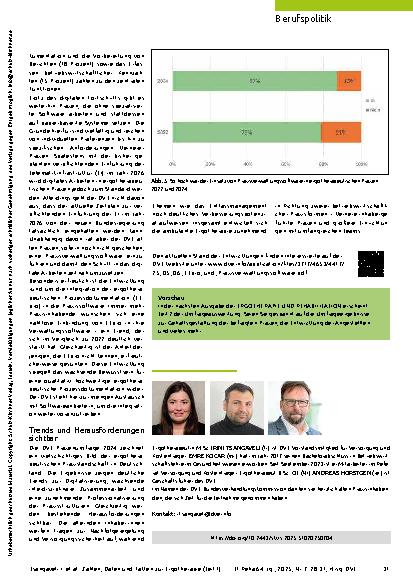 Vorschauseite 4: DVE-Praxenumfrage ergibt Trends und Herausforderungen in der ambulanten Ergotherapie Zahlen, Daten und Fakten zur ambulanten Ergotherapie (Teil 1