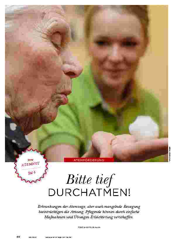 Vorschauseite 1: Bitte tief DURCHATMEN!