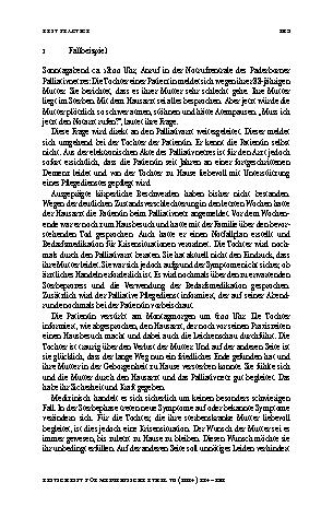 Vorschauseite 2: Best Practice: Palliativnetze in der Modellregion Westfalen-Lippe