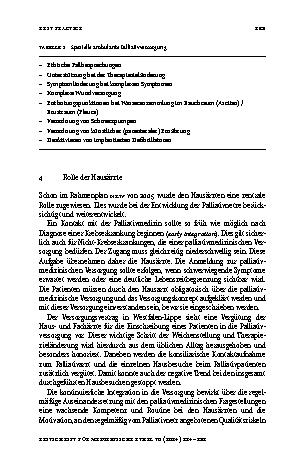 Vorschauseite 6: Best Practice: Palliativnetze in der Modellregion Westfalen-Lippe
