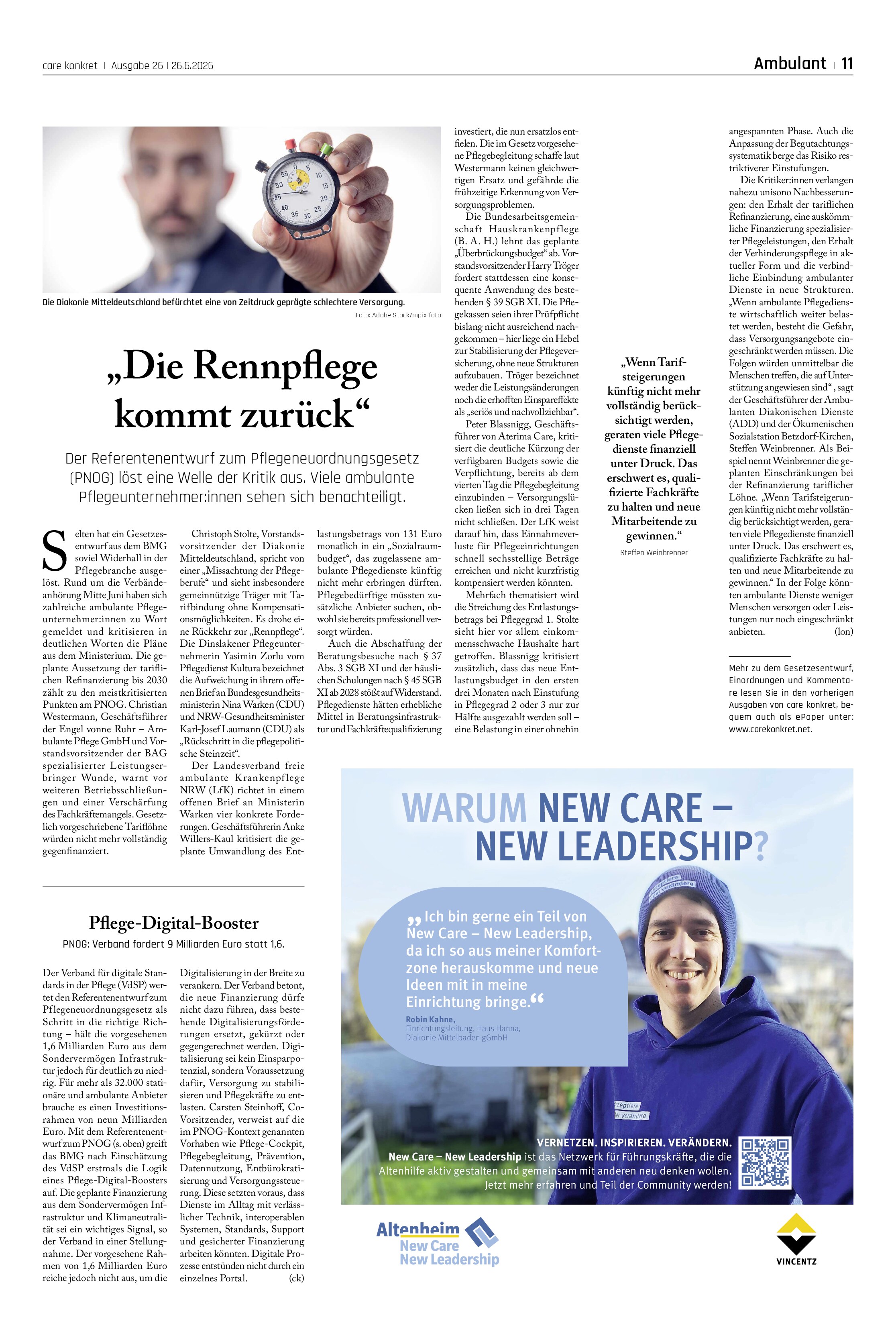 Vorschauseite 1: Die Rennpflege kommt zurück