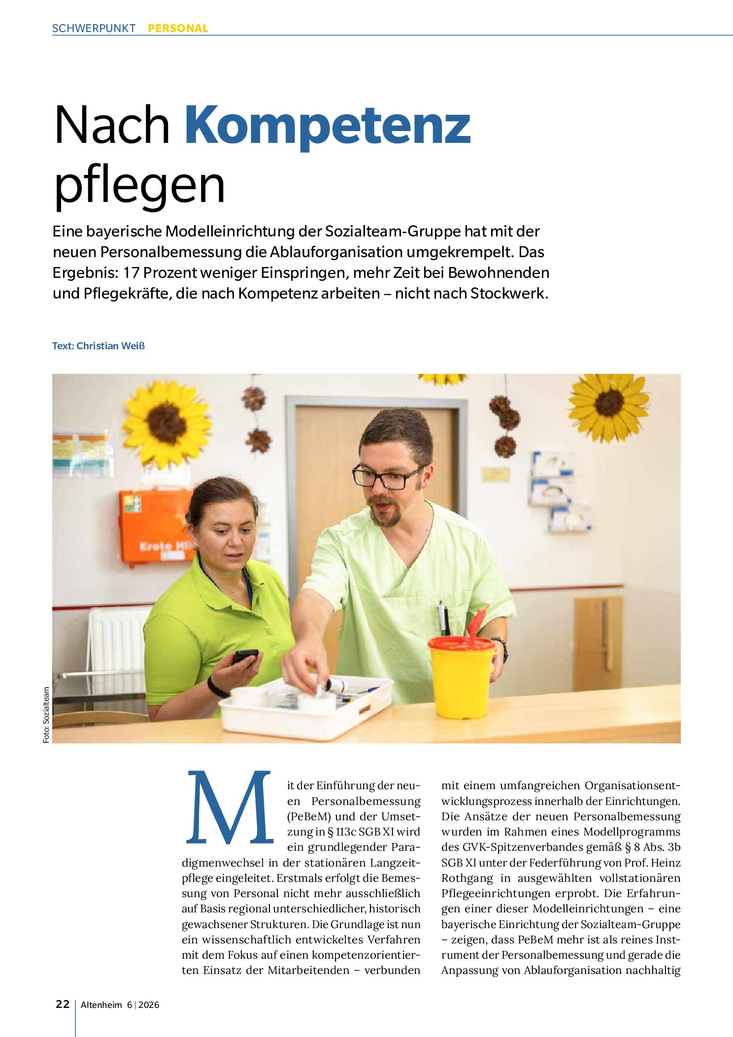 Vorschauseite 1: Nach Kompetenz pflegen