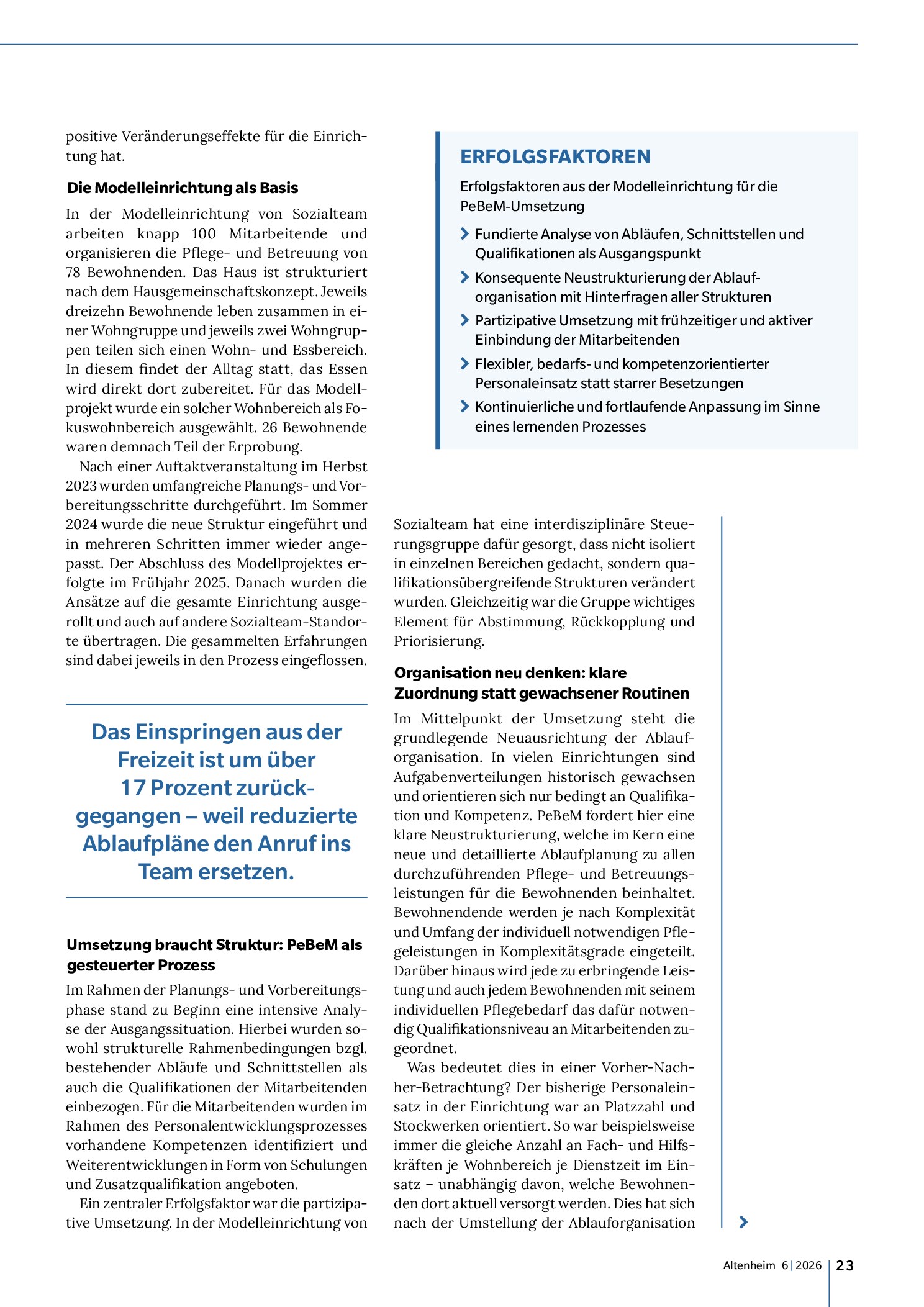 Vorschauseite 2: Nach Kompetenz pflegen