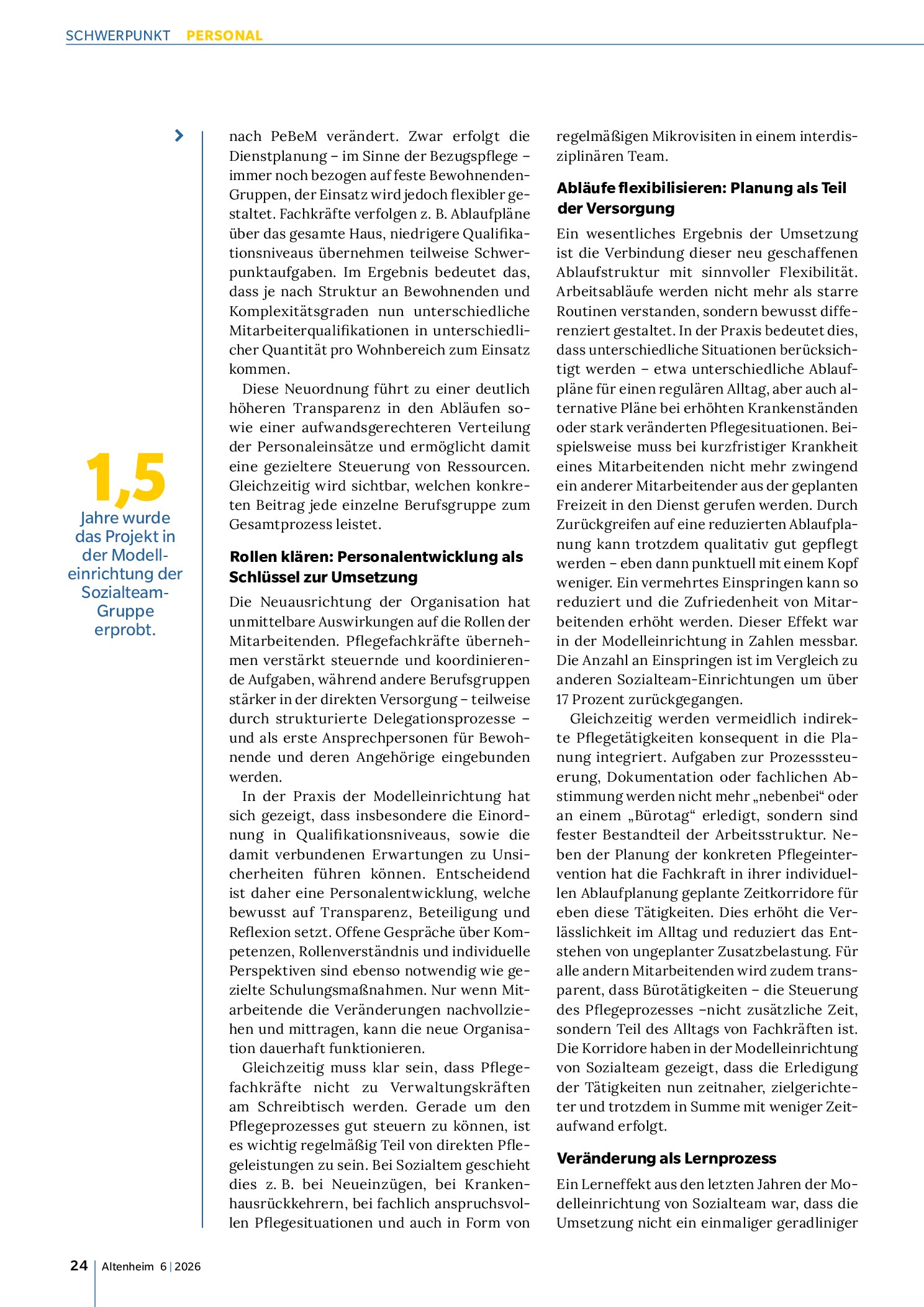 Vorschauseite 3: Nach Kompetenz pflegen