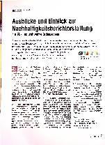 Vorschauseite 1: Ausblicke und Einblicke zur Nachhaltigkeitsberichterstattung auf EUund weltweiter Ebene