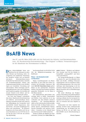 Vorschauseite 1: BsAfB News